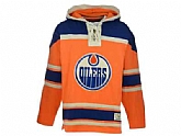 Oilers Orange Men's Customized Hooded Sweatshirt,baseball caps,new era cap wholesale,wholesale hats